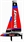 JoysWay Binary sailboat 400mm RTR (Red)