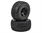 ECX Front&amp;Rear Tire, Premounted Black (AMP)