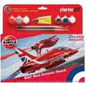 AirFix 1.72 Red Arrows Hawk -Medium Starter Set 