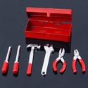 Red Wrench, Hammer, Screwdriver Tool Box 1/10