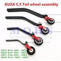 Kuza CNC Alu &amp; CF Tail Wheel Assembly 20-40cc