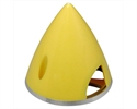 GreatPlanes Alu Nylon Yellow Spinner 2-1/4&quot;