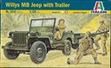 Italeri 1/35 Willys MB Jeep with Trailer