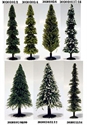 SAMTREES Pine Tree 93mm 3-1/2&quot; (1) HO,TT,N,Z