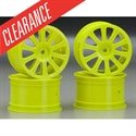 JConcepts Rulux 1/10 Rear Wheel (4) Yellow