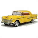 MotorMax 1/18 Chevrolet Bel Air Convertible 1955 Yellow