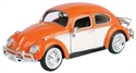 MotorMax 1/24 VW Beetle w/Rear Rack 1966 Orange/White