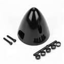 DuBro 3" 73mm Black Spinner