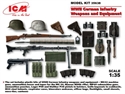 ICM 1/35 WWII German Infantry Weapons &amp; EqEquipment