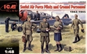 ICM 1/48 Soviet Air Force Pilots &amp; Ground Personnel (1943-1945)