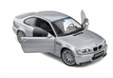Solido 1/18 BMW E46 CSL Coupe Silver Grey Metallic