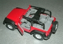 Welly 1/43 Jeep Wrangler Rubicon Pullback Red