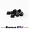 Flange Nylon Lock Nut M4 (10) Black