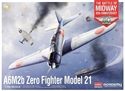 Acadamy 1/48 A6M2B ZERO Type 21 Midway