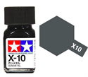 Tamiya X-10 Gun Metal Enamel 10ml