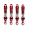 Thunder Innovation 60mm 1/12th Shock Set RED (MN82/MN199S/MN168)