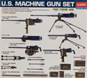 Acadamy 1/35 US Machine Gun Set