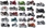 Maisto Assorted 1/18 Bikes