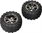 Traxxas Split-Spoke 3.8" Black/Chrome Wheel &amp; Tire (Maxx)