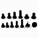 M1.5 x 2mm Phillips Flat Head Screws Black (4)