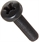  M2.5 x 8mm Phillips Pan Head Screws Black (4)
