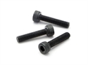 M2.6 x 12mm Allen Cap Screws Black (4)