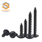 T 2mm x 8mm Phillips Round Head Tap Screws black (4)