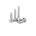 T 3mm x 10mm Phillips Round Tap Screws (8)